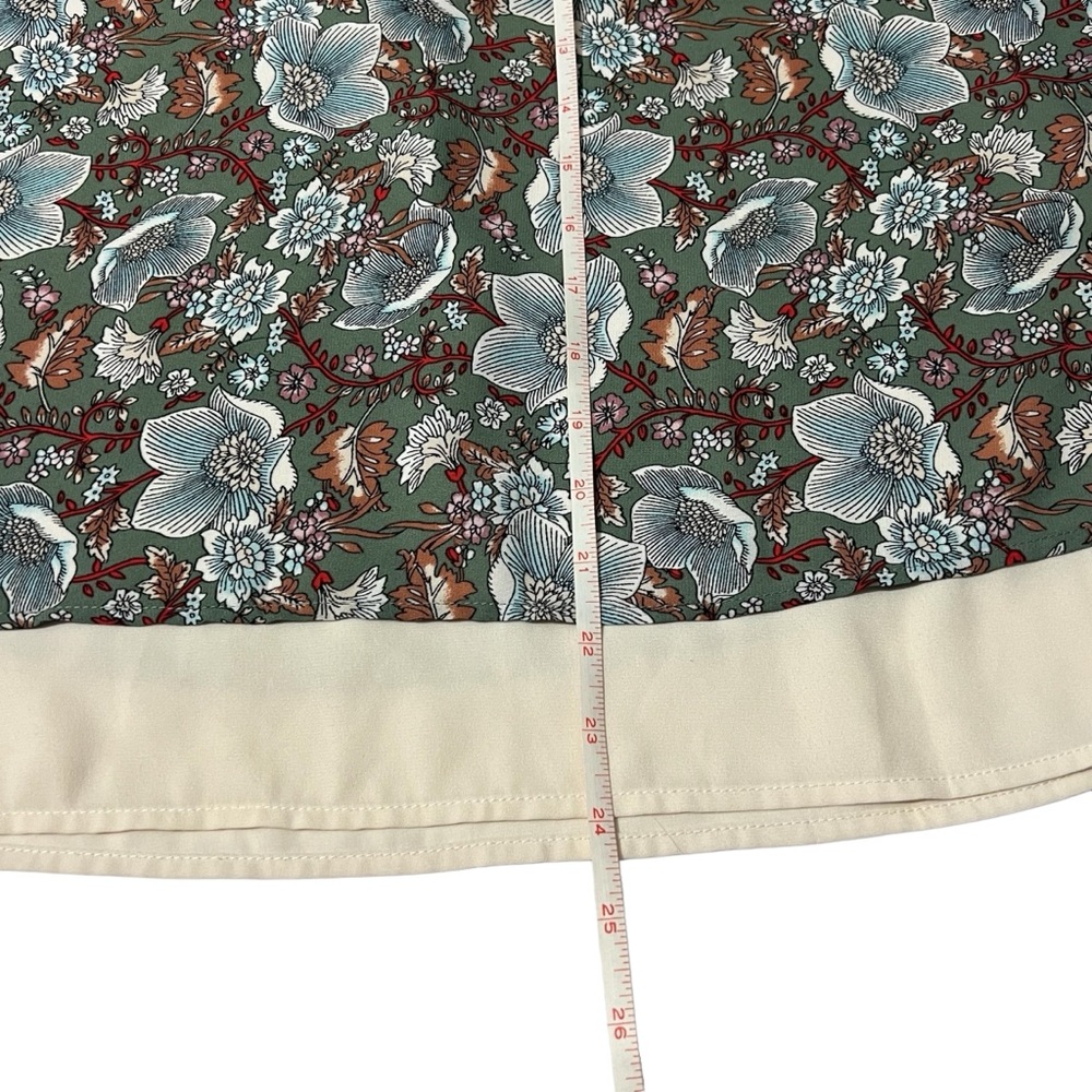 Monteau - Womens Floral Tank Top Sz. MD - Picture 11 of 11